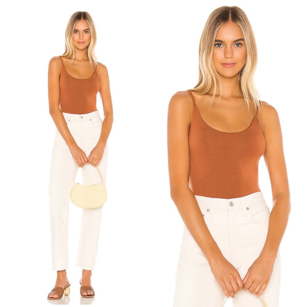 Revolve Privacy Please Burnt Orange Bodysuit